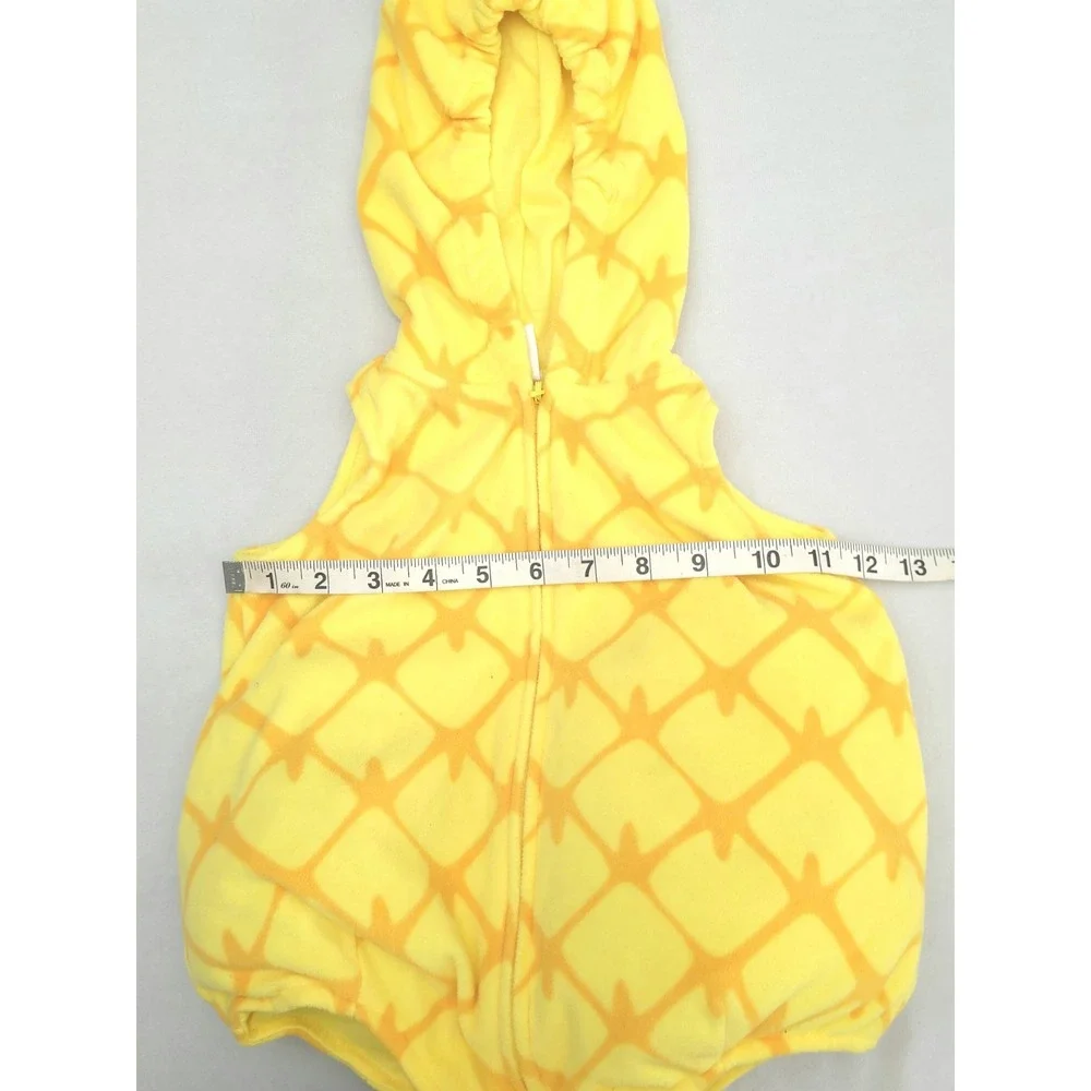 Carter's Baby Pineapple Hooded Halloween Costume 3-6 Months Infant Plush Y